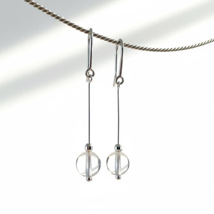 Ohrhänger „Pilula“ mit Bergkristall