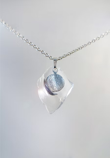 Anhänger "orbis" mit Glassplitter