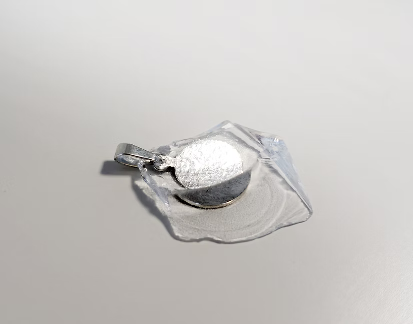 Anhänger "orbis" mit Glassplitter