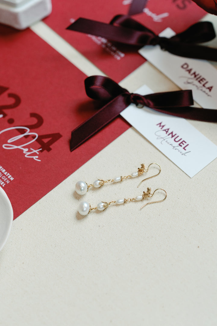 Perlen Ohrringe "garden of Delight"