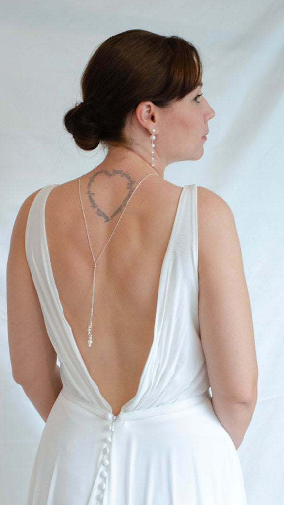 Éclat de Perle - elegante Ohrringe aus Silber 925 mit weissen Süsswasserperlen
