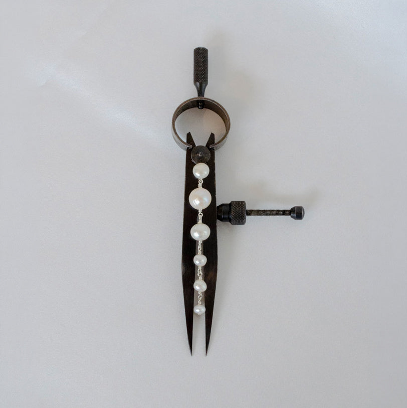 Éclat de Perle - elegante Ohrringe aus Silber 925 mit weissen Süsswasserperlen
