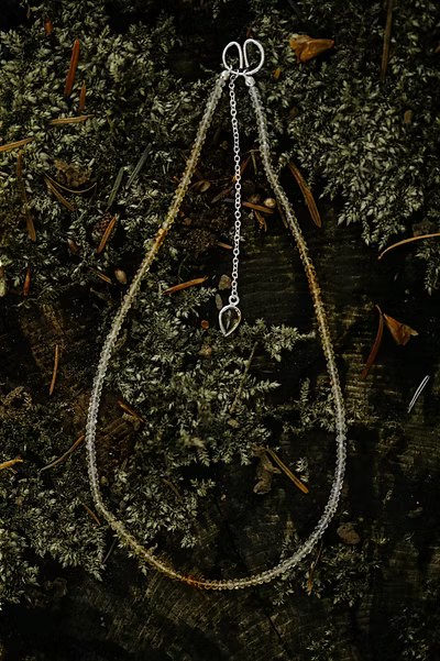 Loop mit Citrinkette