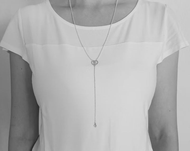 "Loop" Einhänge Kette mit Bergkristall